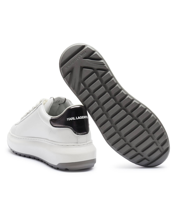 ΠΑΠΟΥΤΣΙΑ SNEAKERS KARL LAGERFELD - 01S WHITE LEATHER/SILVER